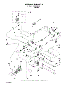 03 - Manifold Parts parts for Jenn-Air Range JGS8850CDS01 from AppliancePartsPros.com