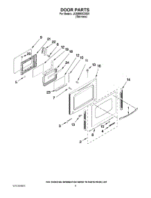 04 - Door Parts parts for Jenn-Air Range JGS8850CDS01 from AppliancePartsPros.com