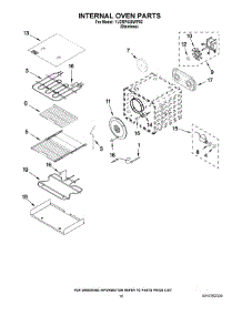 07 - Internal Oven Parts parts for Jenn-Air Range YJDRP536WP00 from AppliancePartsPros.com