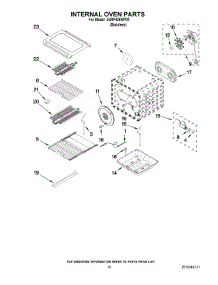 07 - Internal Oven Parts parts for Maytag Range JGRP436WP00 from AppliancePartsPros.com