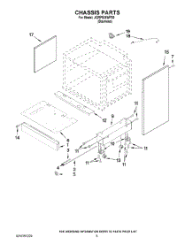 03 - Chassis Parts parts for Maytag Range JGRP536WP00 from AppliancePartsPros.com