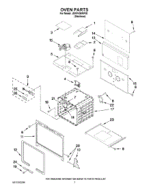 05 - Oven Parts parts for Jenn-Air Range JDRP436WP00 from AppliancePartsPros.com