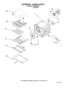 07 - Internal Oven Parts parts for Jenn-Air Range JDRP436WP00 from AppliancePartsPros.com