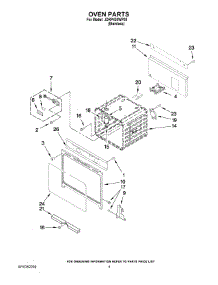 03 - Oven Parts parts for Jenn-Air Range JDRP430WP00 from AppliancePartsPros.com