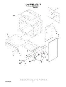 04 - Chassis Parts parts for Jenn-Air Range JDRP430WP00 from AppliancePartsPros.com