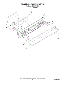 02 - Control Panel Parts parts for Maytag Range JES9800CAS01 from AppliancePartsPros.com