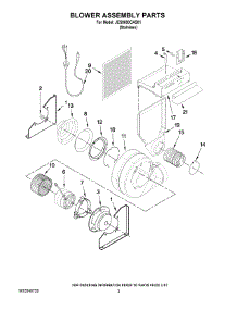 03 - Blower Assembly Parts parts for Maytag Range JES9800CAS01 from AppliancePartsPros.com