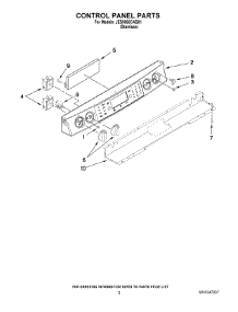 02 - Control Panel Parts parts for Maytag Range JES9860CAS01 from AppliancePartsPros.com