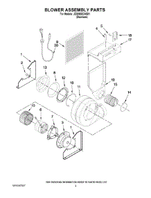 03 - Blower Assembly Parts parts for Maytag Range JES9860CAS01 from AppliancePartsPros.com