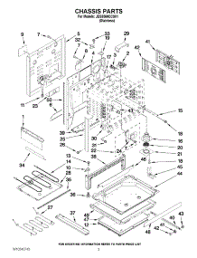 03 - Chassis Parts parts for Maytag Range JES8860CCS01 from AppliancePartsPros.com