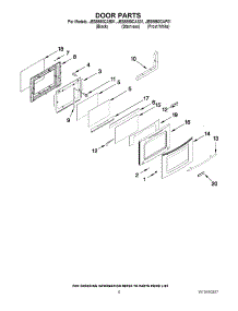 05 - Door Parts parts for Maytag Range JES8850CAS01 from AppliancePartsPros.com