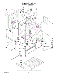 04 - Chassis Parts parts for Maytag Range JES9900CCS01 from AppliancePartsPros.com
