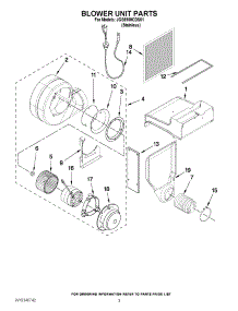 02 - Blower Unit Parts parts for Maytag Range JGS9900CDS01 from AppliancePartsPros.com