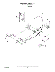 04 - Manifold Parts parts for Maytag Range JDS9860CDS01 from AppliancePartsPros.com