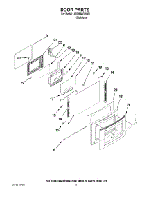 06 - Door Parts parts for Maytag Range JDS9860CDS01 from AppliancePartsPros.com