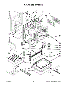 03 - Chassis Parts parts for Maytag Range JES8860CCW00 from AppliancePartsPros.com
