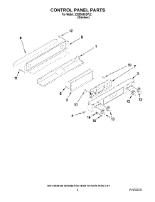 03 - Control Panel Parts parts for Maytag Range JDS9865BDP22 from AppliancePartsPros.com