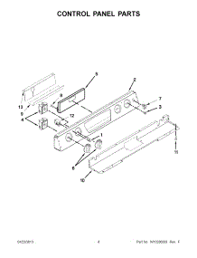 02 - Control Panel Parts parts for Maytag Range JES8860CCB00 from AppliancePartsPros.com