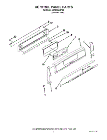 02 - Control Panel Parts parts for Maytag Range JGR8890ADP22 from AppliancePartsPros.com