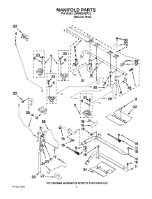 03 - Manifold Parts parts for Maytag Range JGR8890ADP22 from AppliancePartsPros.com