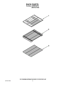 07 - Rack Parts parts for Maytag Range JGR8890ADP22 from AppliancePartsPros.com