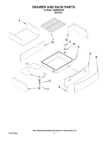 04 - Drawer And Rack Parts parts for Maytag Range JES8850BCS21 from AppliancePartsPros.com