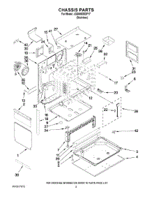 02 - Chassis Parts parts for Maytag Range JGS8860BDP17 from AppliancePartsPros.com