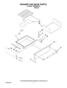 05 - Drawer And Rack Parts parts for Maytag Range JDS8860BDP16 from AppliancePartsPros.com