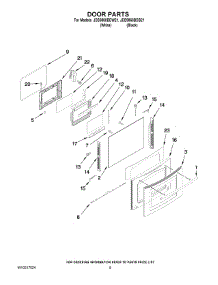 06 - Door Parts parts for Maytag Range JDS9860BDB21 from AppliancePartsPros.com