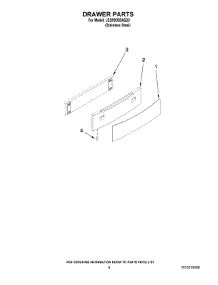 06 - Drawer Parts parts for Maytag Range JES9900BAS20 from AppliancePartsPros.com