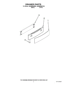 06 - Drawer Parts parts for Maytag Range JES9900BCB20 from AppliancePartsPros.com