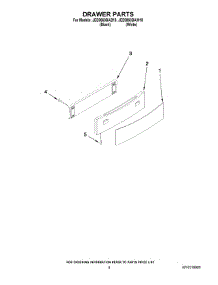 06 - Drawer Parts parts for Maytag Range JES9860BAW18 from AppliancePartsPros.com
