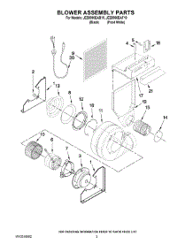 03 - Blower Assembly Parts parts for Maytag Range JES9900BAB19 from AppliancePartsPros.com