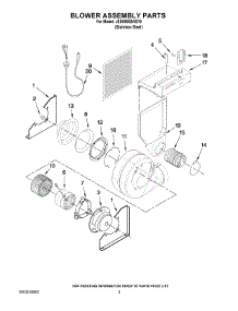 03 - Blower Assembly Parts parts for Maytag Range JES9860BAS19 from AppliancePartsPros.com