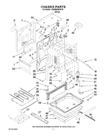 02 - Chassis Parts parts for Maytag Range JDS8850BDW18 from AppliancePartsPros.com