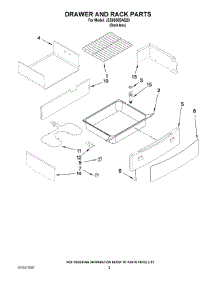 04 - Drawer And Rack Parts parts for Maytag Range JES8850BAS20 from AppliancePartsPros.com