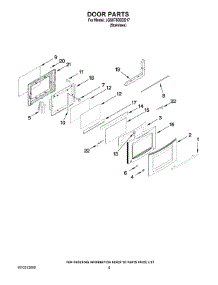04 - Door Parts parts for Maytag Range JGS8750BDS17 from AppliancePartsPros.com