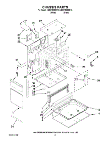 02 - Chassis Parts parts for Maytag Range JGS8750BDB16 from AppliancePartsPros.com