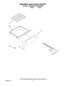 05 - Drawer And Rack Parts parts for Maytag Range JGS8750BDB16 from AppliancePartsPros.com