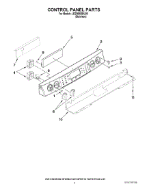 02 - Control Panel Parts parts for Maytag Range JES9800BAS18 from AppliancePartsPros.com