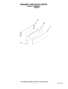 06 - Drawer And Rack Parts parts for Maytag Range JES9800BAS18 from AppliancePartsPros.com
