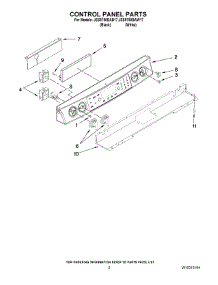 02 - Control Panel Parts parts for Maytag Range JES9750BAB17 from AppliancePartsPros.com