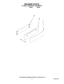 06 - Drawer Parts parts for Maytag Range JES9750BAB17 from AppliancePartsPros.com