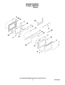 04 - Door Parts parts for Maytag Range JGS8850BDS17 from AppliancePartsPros.com