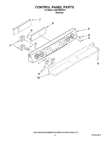 02 - Control Panel Parts parts for Maytag Range JES9750BAS18 from AppliancePartsPros.com