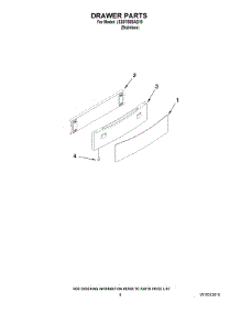 06 - Drawer Parts parts for Maytag Range JES9750BAS18 from AppliancePartsPros.com