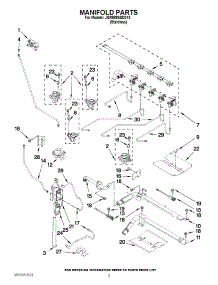 03 - Manifold Parts parts for Maytag Range JGR8895BDS13 from AppliancePartsPros.com