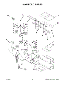 04 - Manifold Parts parts for Maytag Range JGS9900BDS16 from AppliancePartsPros.com