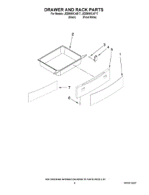 06 - Drawer And Rack Parts parts for Maytag Range JES9800CAF17 from AppliancePartsPros.com