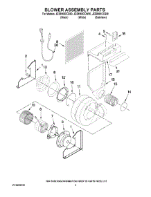 03 - Blower Assembly Parts parts for Maytag Range JES9900CCB00 from AppliancePartsPros.com